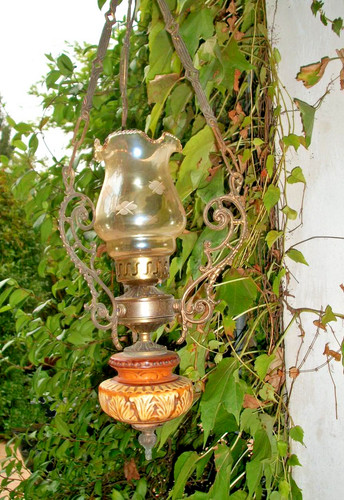 Antico lampadario lampione
