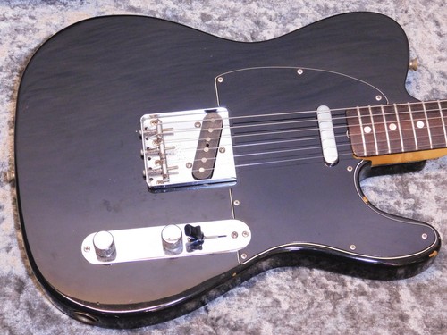 Fender telecaster black 1980 - telecaster,