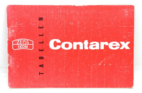 Zeiss ikon contarex slr camera - zeiss,
