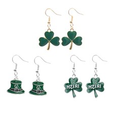  3 paia di orecchini alla moda