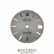 ROLEX OYSTER Perpetual Datejust Argento Scuro ''t Swiss T''' Quadrante mm 23,6 X Stee...