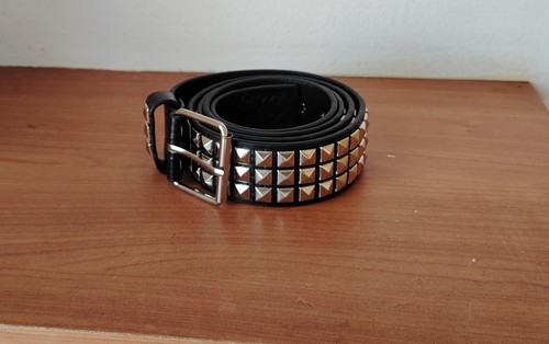 Cintura pelle nera - in,