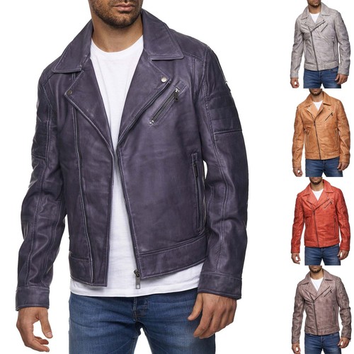 Tazzio giacca pelle uomo - di,