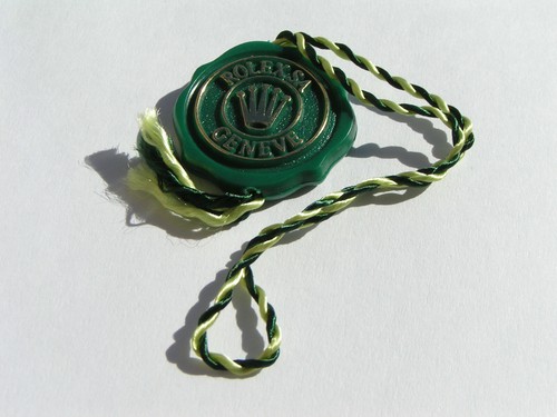 Rolex hang tag sigillo - rolex, tag,