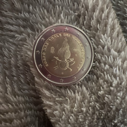 Moneta euro vigili del - moneta,