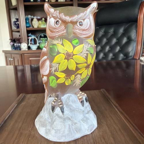 Gufo vetro ooak fenton - ooak,