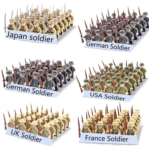 Set pezzi figurine militari - 24,