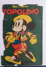 RARISSIMA LOCANDINA EDICOLA GADGET PUBBLICITARIO TOPOLINO N° 17 DEL LUGLIO 1950!