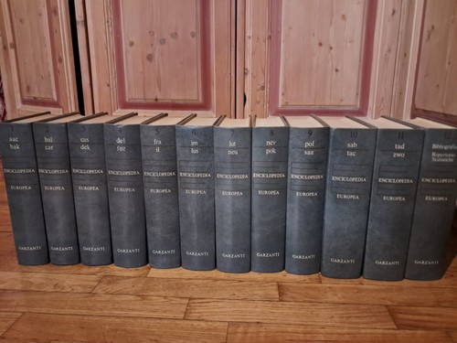 Enciclopedia garzanti europea - enciclopedia,