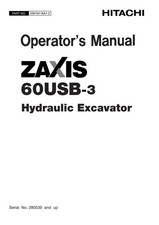 HITACHI ZAXIS ZX 60USB-3