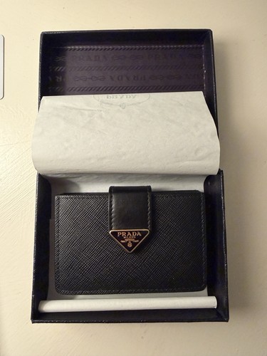 Porta carte prada saffiano - porta,