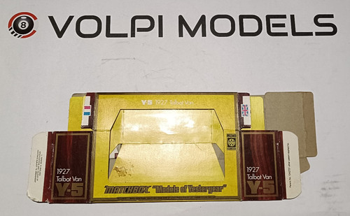 Matchbox 5 box originale - y-5,