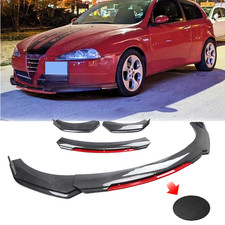 Carbon Fiber Red Front+Bumper