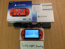 PS Vita Rosso Metallizzato PCH 2000 ZA26 Console Charger Box PSV Slim [BOX]