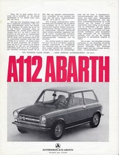1971 ABARTH AUTOBIANCHI A112