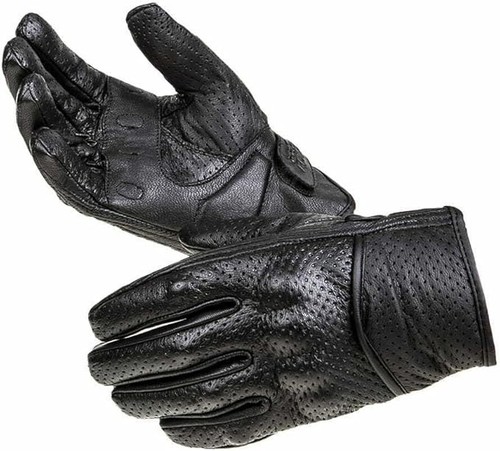 Guanti moto pelle - moto, traforata