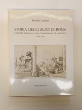 RODOLFO LANCIANI-STORIA DEGLI SCAVI DI ROMA, 4 VOLUMI-EDIZIONI QUASAR-1989