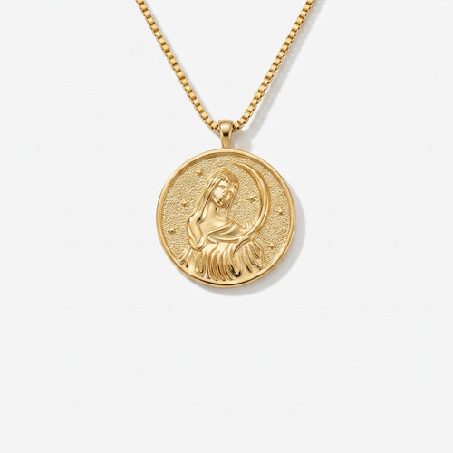 Collana selene luna dea moneta - collana,
