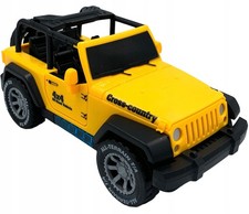 Jeep gialla con luci e suoni -