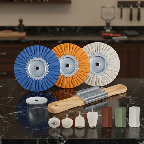 Kit pezzi ruote lucidatrici - 12,