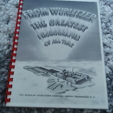 Wurlitzer Jukebox 1700 1600 1650  Sales Brochure (AMR Deluxe Publication)  