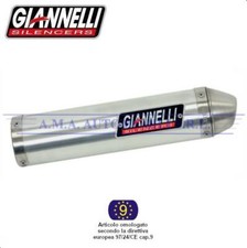 Silenziatore alluminio enduro/cross 2T Aprilia MX 125 2004 2005 2006 2007 2008