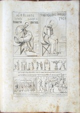 ✅ Stampa incisione 1850s Discorsi San Efrem Omelie S. Gregorio Macchine TAV.XLIX