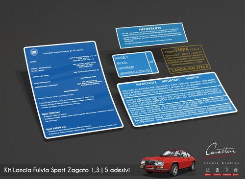 Kit adesivi lancia - kit,