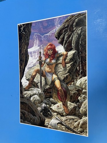 Marvel comics red sonja jusko - red,