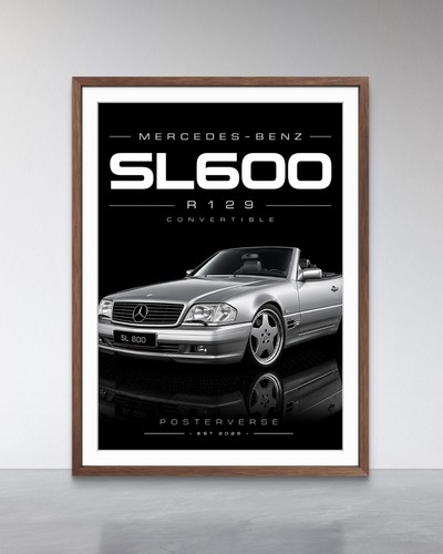 Mercedes sl600 r129 poster - sl600, |