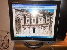 LG FLATRON L1720B MONITOR LCD 17" 4:3 VINTAGE PER PC INGRESSO VGA + CAVI INCLUSI