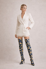 Stivali al ginocchio floreali