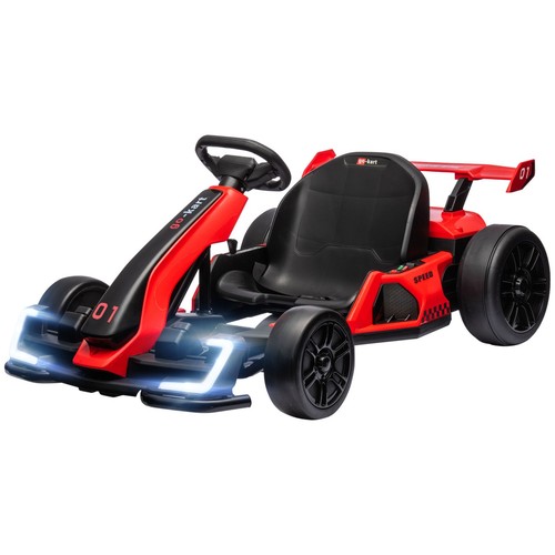 Homcom kart elettrico - go-kart,