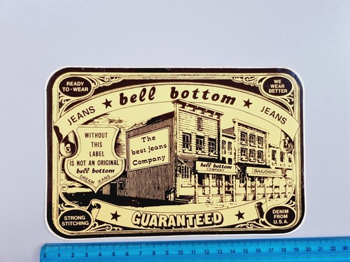Adesivo bell bottom jeans - adesivo,