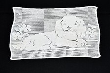 Vintage White Crocheted Lying