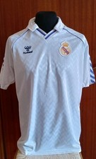 Maglia Real Madrid 86/87 Home  Hummel  XL Camiseta Originale Football Vintage