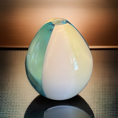 Ampio vaso murano righe - vaso, di
