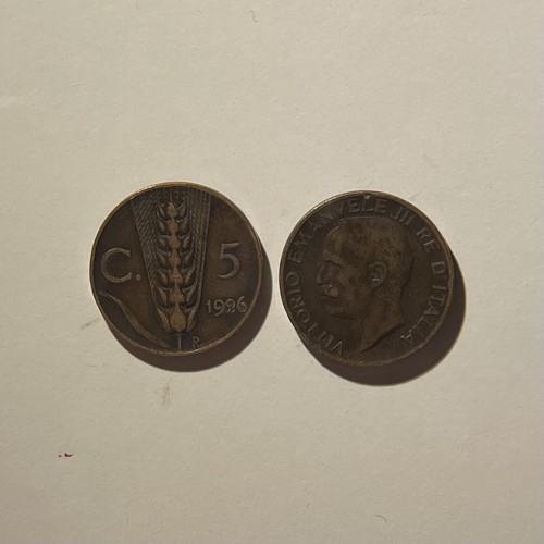 Moneta lire del 1926 - moneta,