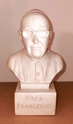 Papa francesco busto scultura - papa,
