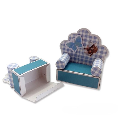 Comoda scatola sedia - , metallo