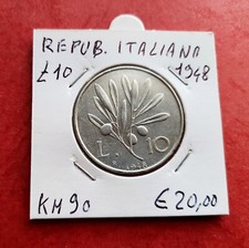 10 Lire 1948 Ulivo KM# 90 -