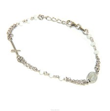 bracciale argento 925 rosario