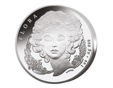 ITALY 2025 FLORA & FAUNA SERIES THE DAISY 1oz  SILVER 0.25 EURO UNC