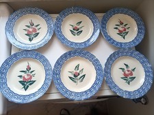 SERVIZIO 6 SEI PIATTI CERAMICA VECCHIA MONDOVÌ EPOCA 800