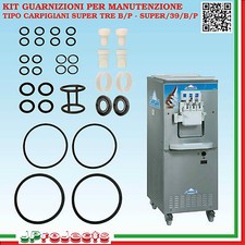 KIT GUARNIZIONI MACCHINA GELATO TIPO CARPIGIANI SUPER TRE B/P - SUPER 39/B/P