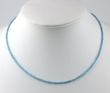 Collana Di Topazio Blu