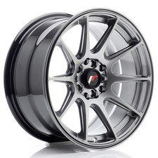 Un cerchio in lega japan racing JR Wheels JR11 16x8 ET25 5x100/114 Nero hyperbla