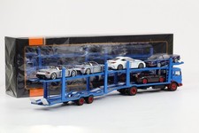 1:43 IXO MAN F7 camion 1970 autotrasportatore con rimorchio (senza veicoli)