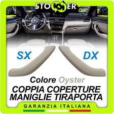 Coppia COVER MANIGLIA Tiraporta Portiera SINISTRA + DESTRA per BMW X1 X2 OYSTER