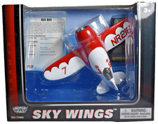 Motormax Skywings - aereo da corsa Gee Bee Super Sport - aereo pressofuso giocattolo